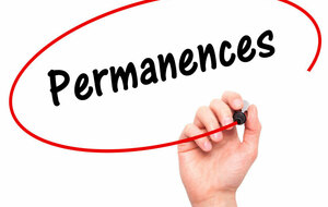 Permanences inscription