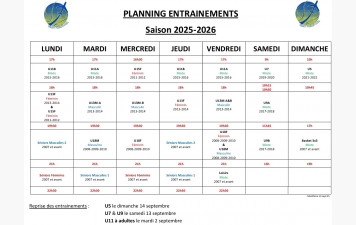Planning 2025-2026
