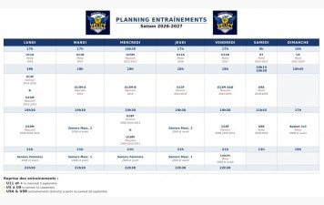 Planning 2026-2027